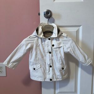 Burberry rain jacket. Size 18M.